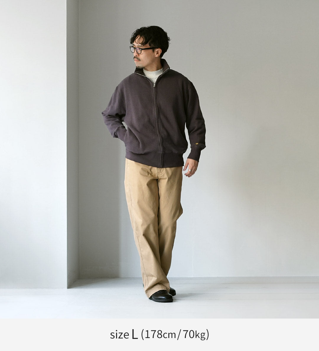 【20% OFF】GOHEMP / 立式拉链卫衣