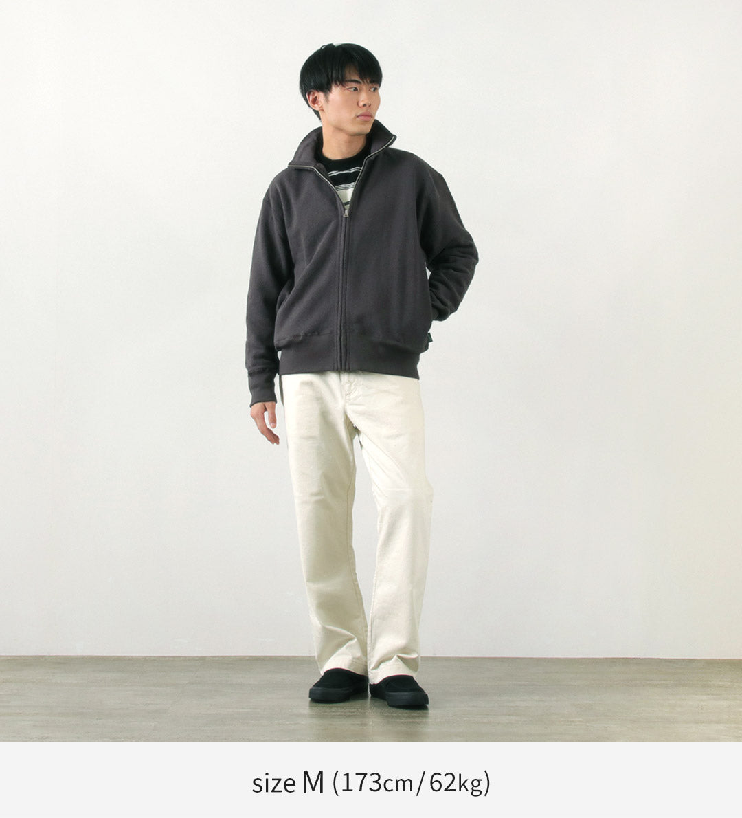 Sweat gohemp / stand up zip