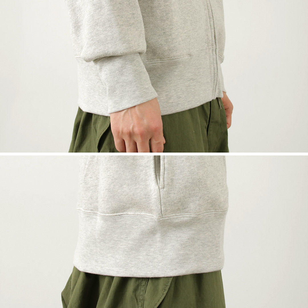 Sweat gohemp / stand up zip