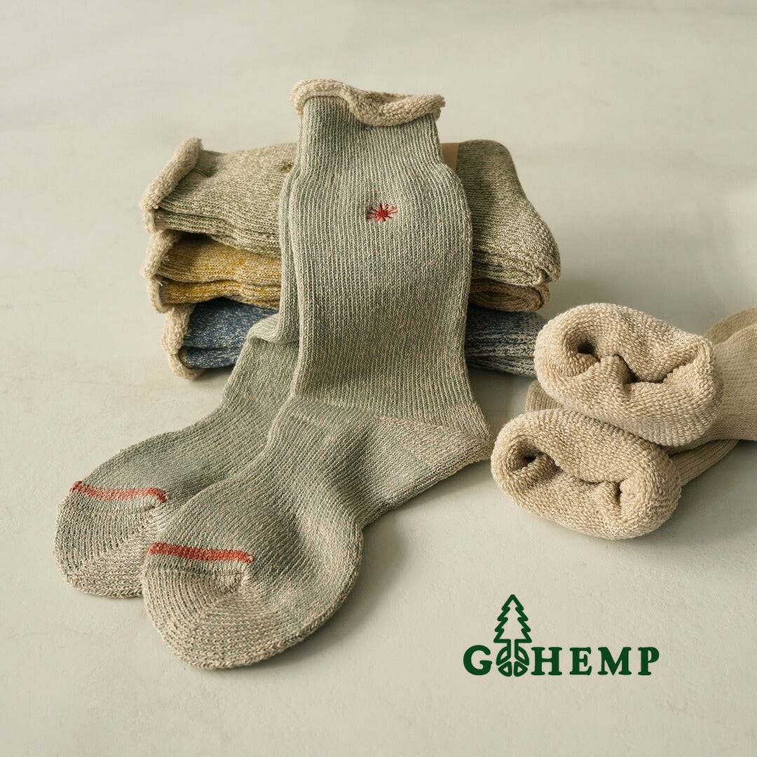 GOHEMP / Pile Crew Socks