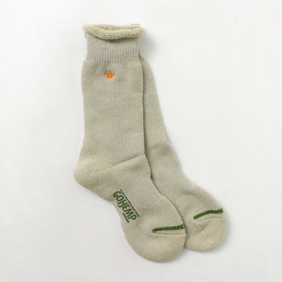 Gohemp / Low Gauge Pile Crew Socks