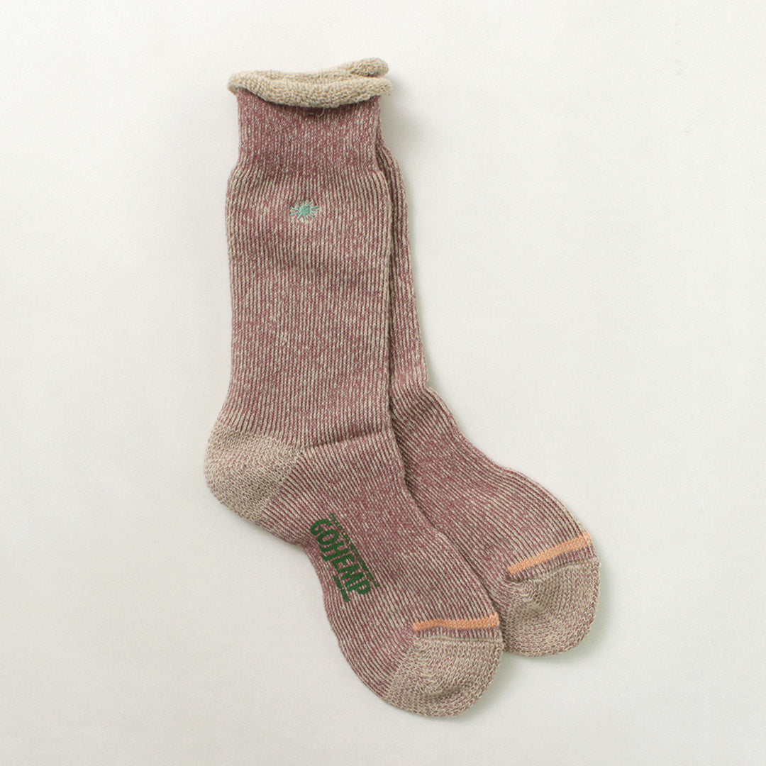 GOHEMP / Low Gauge Pile Crew Socks