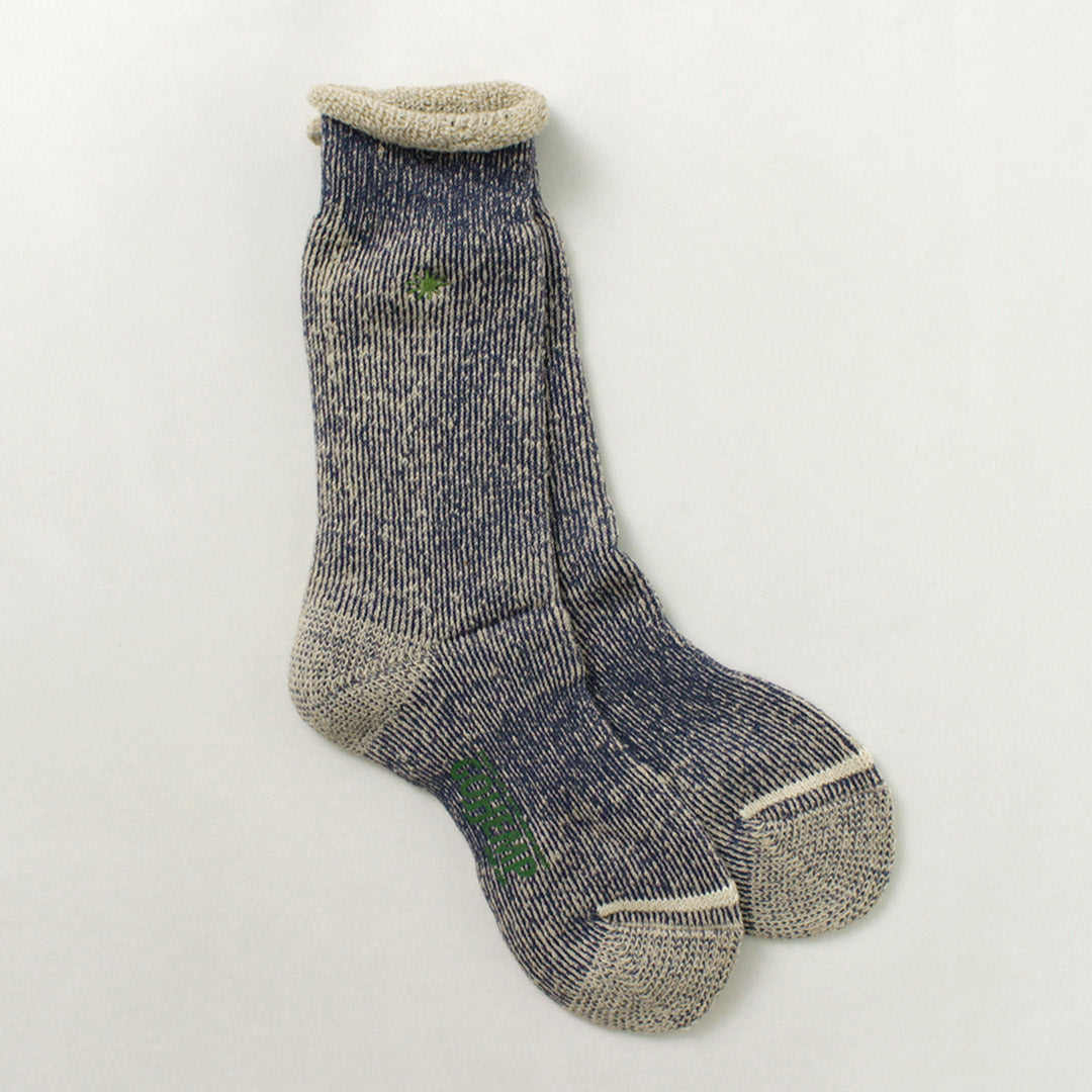 Gohemp / Low Gauge Pile Crew Socks