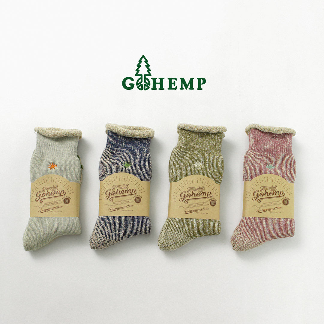 Chaussettes d'équipage de piles de calibre GOHEMP / Low