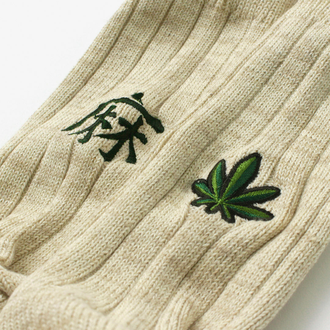 GOHEMP / Souvenir Emblem Crew Socks