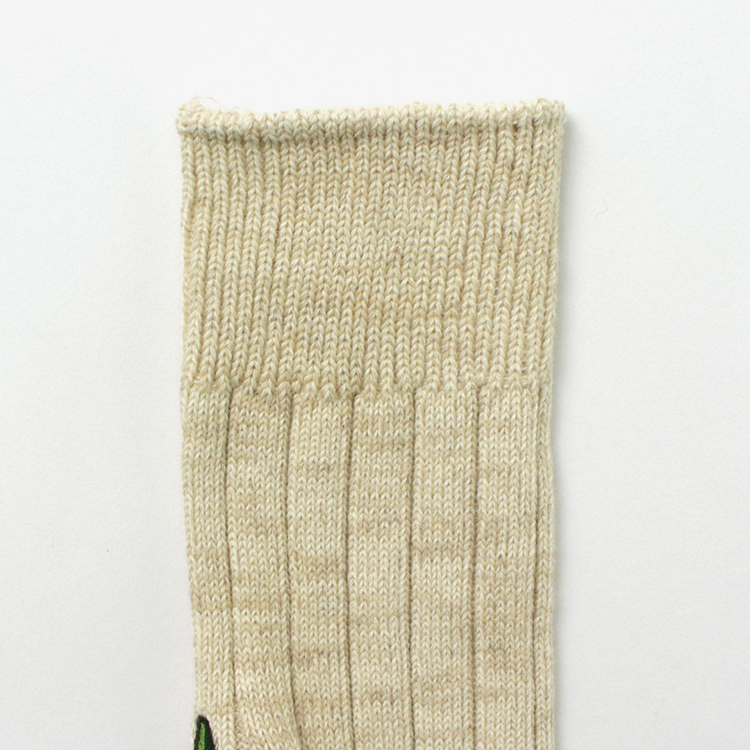 GOHEMP / Souvenir Emblem Crew Socks