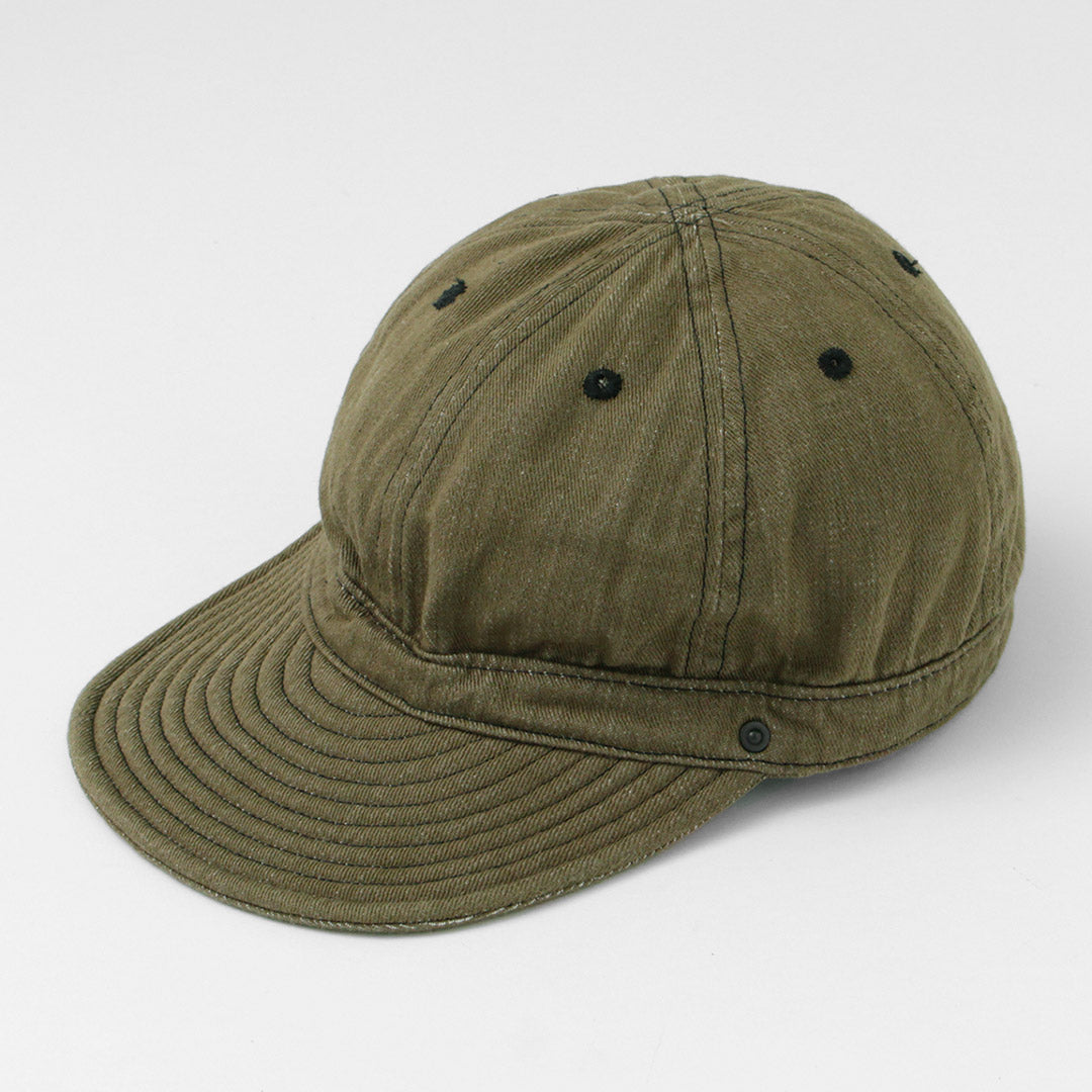 DECHO / Kome cap Long Brim Vintage Denim