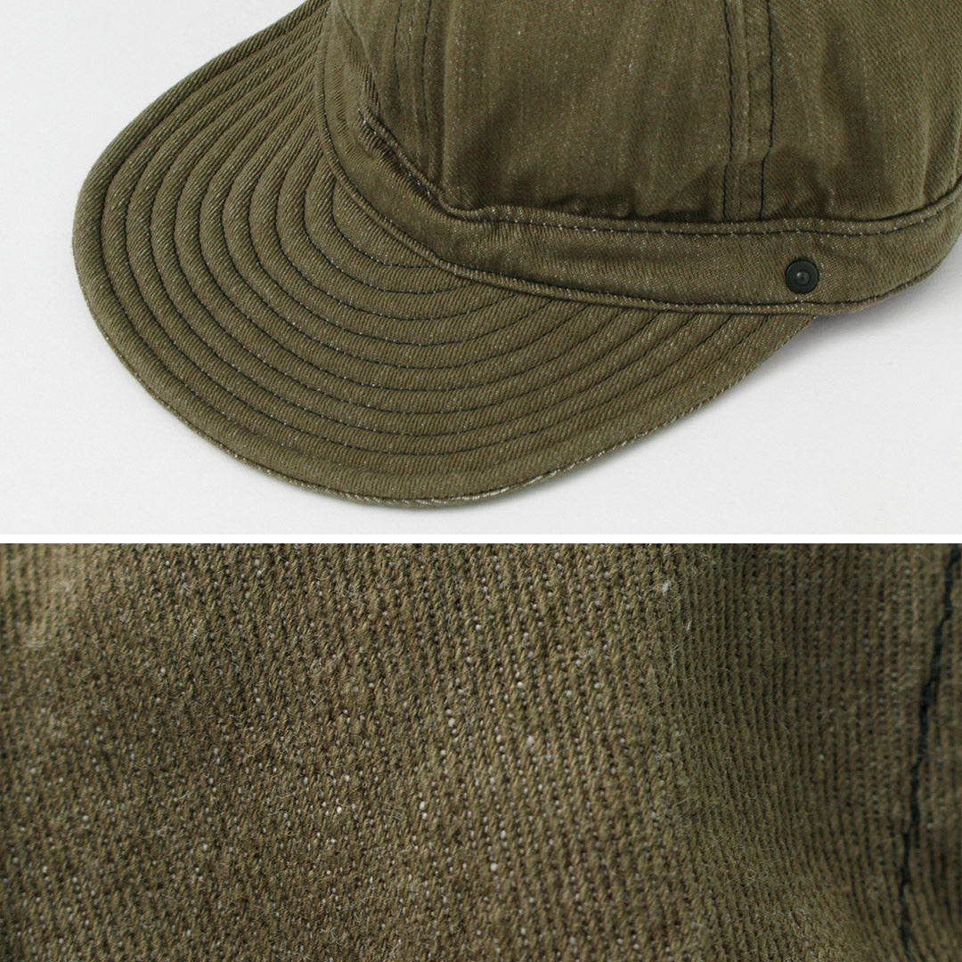 DECHO / Kome cap Long Brim Vintage Denim