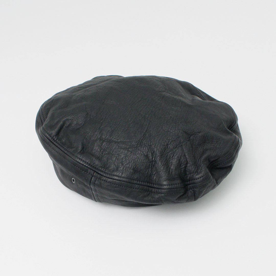 DECHO / Leather Beret