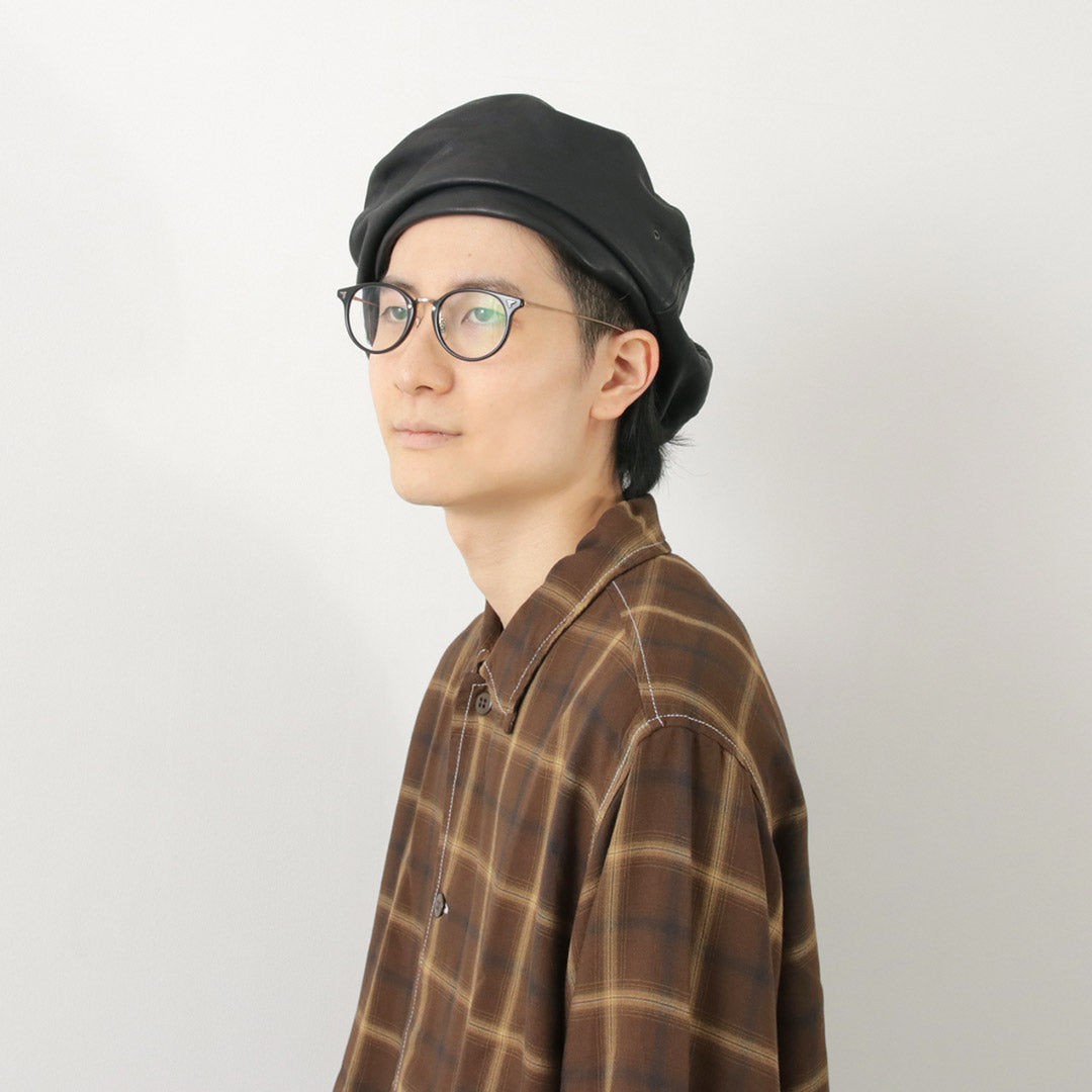 DECHO / Leather Beret