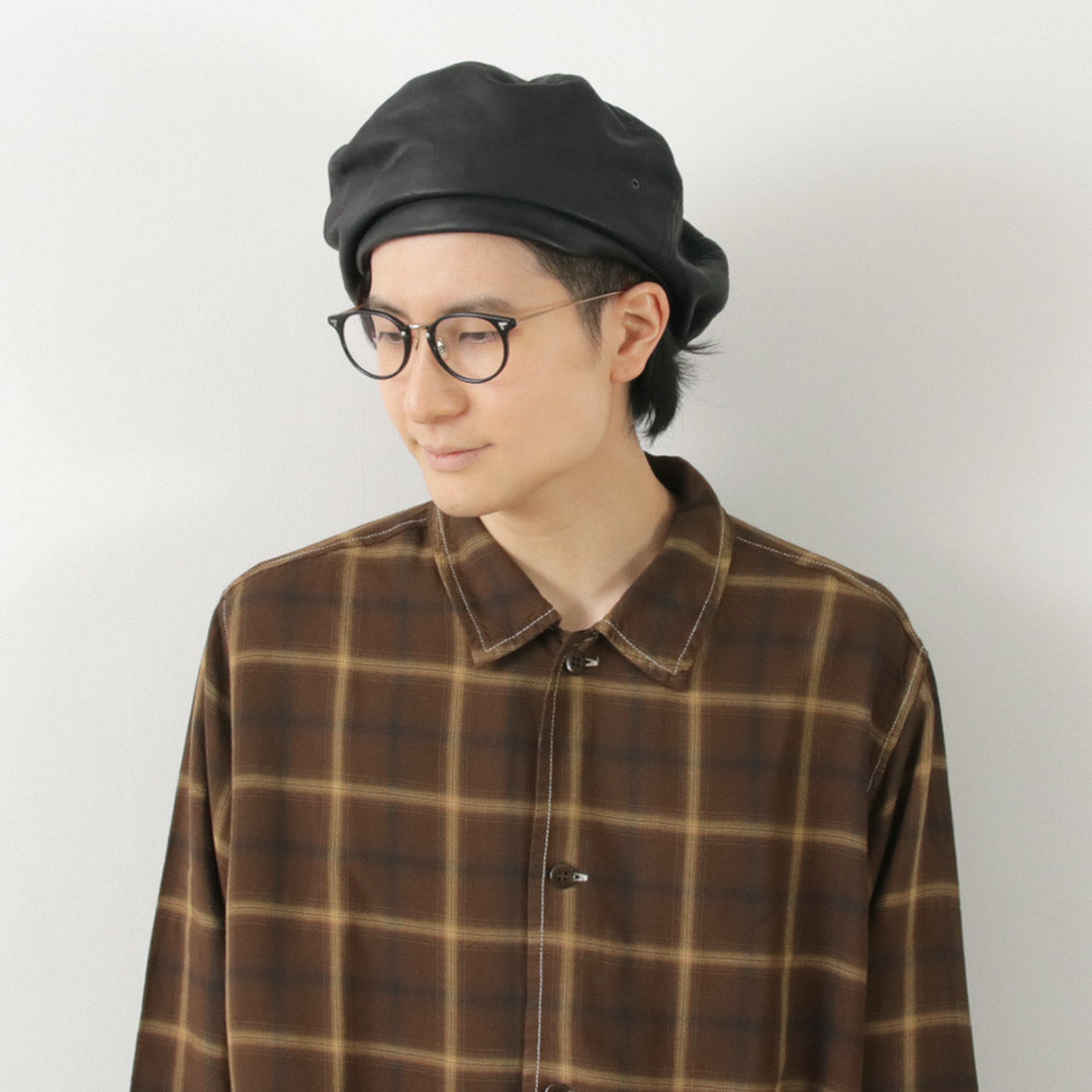 DECHO / Leather Beret