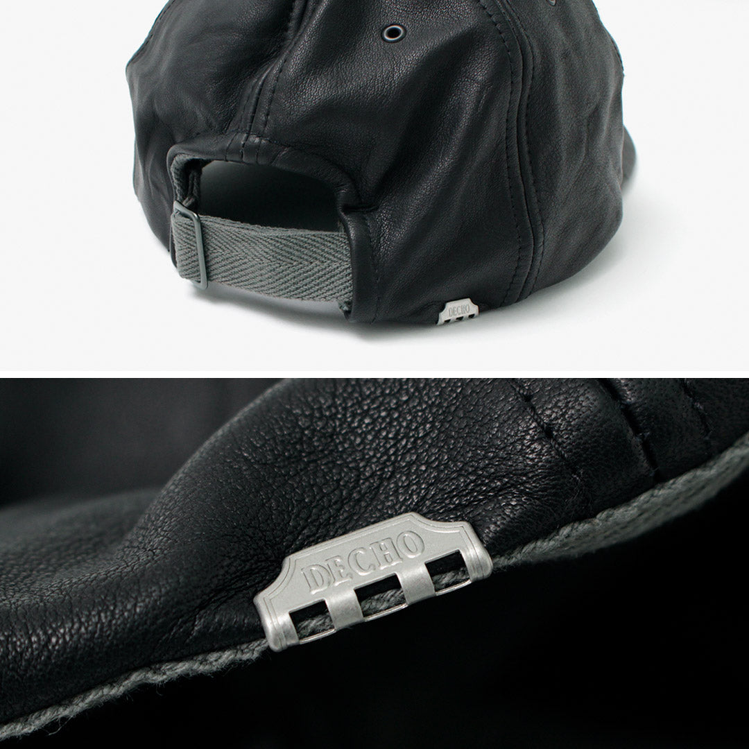 DECHO / Leather Ball Cap