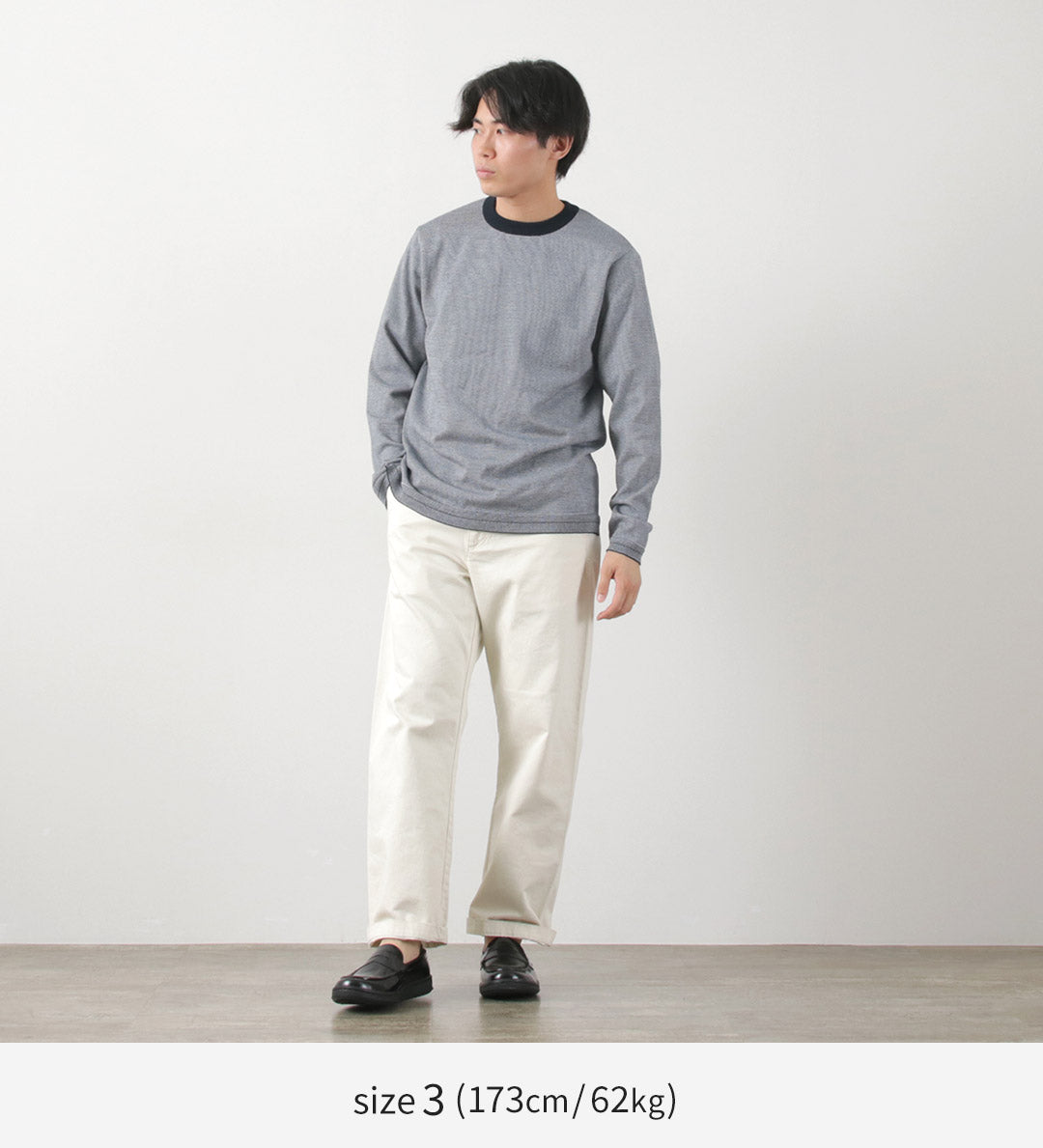 FUJITO / Long Sleeve Knit T-Shirt