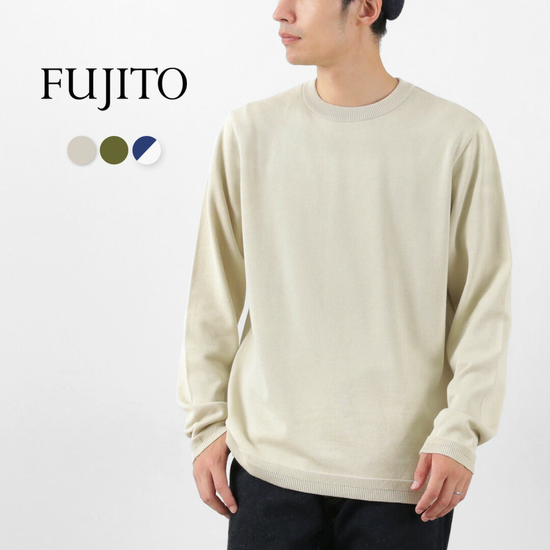 FUJITO / Long Sleeve Knit T-Shirt