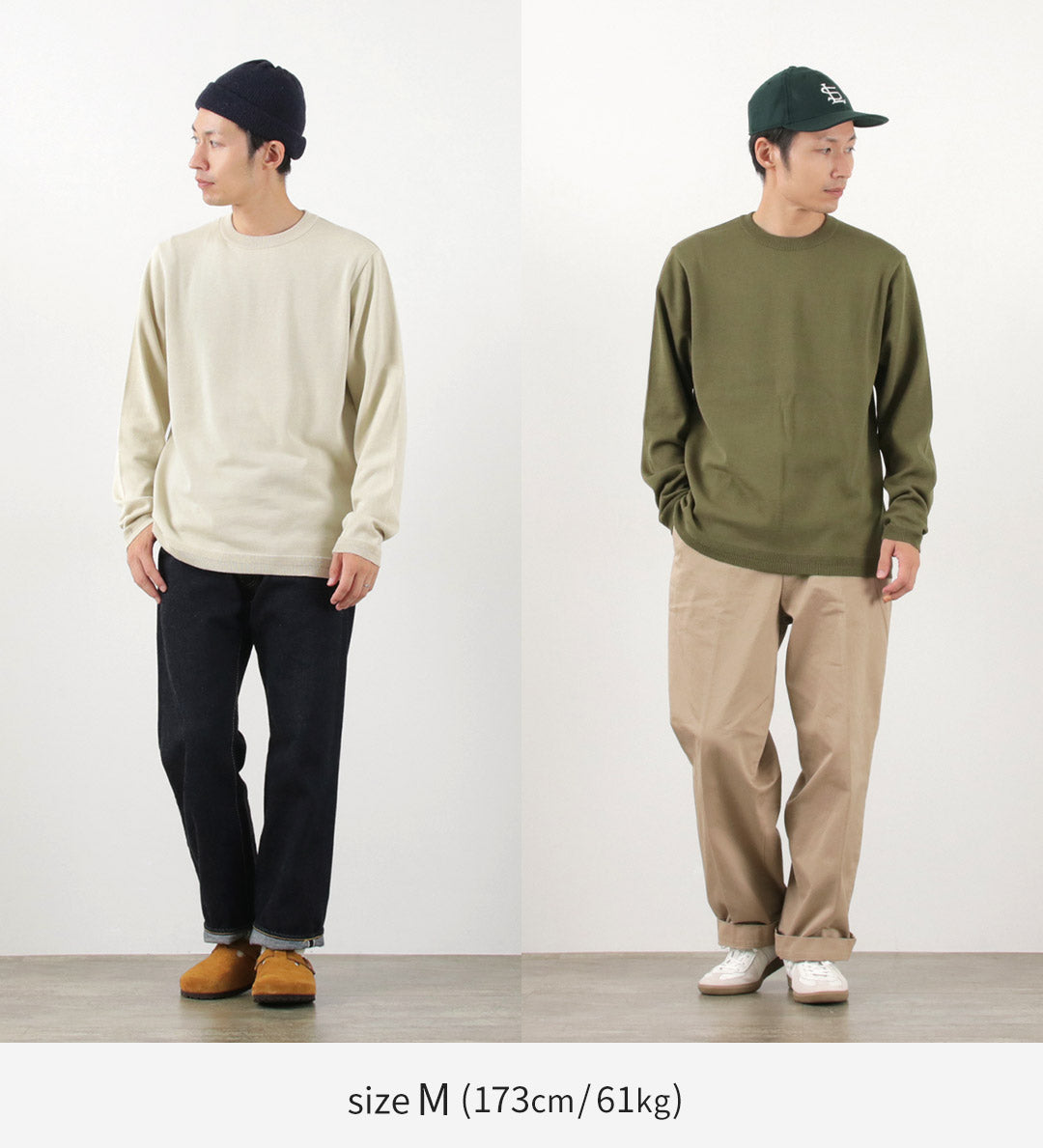 FUJITO / Long Sleeve Knit T-Shirt