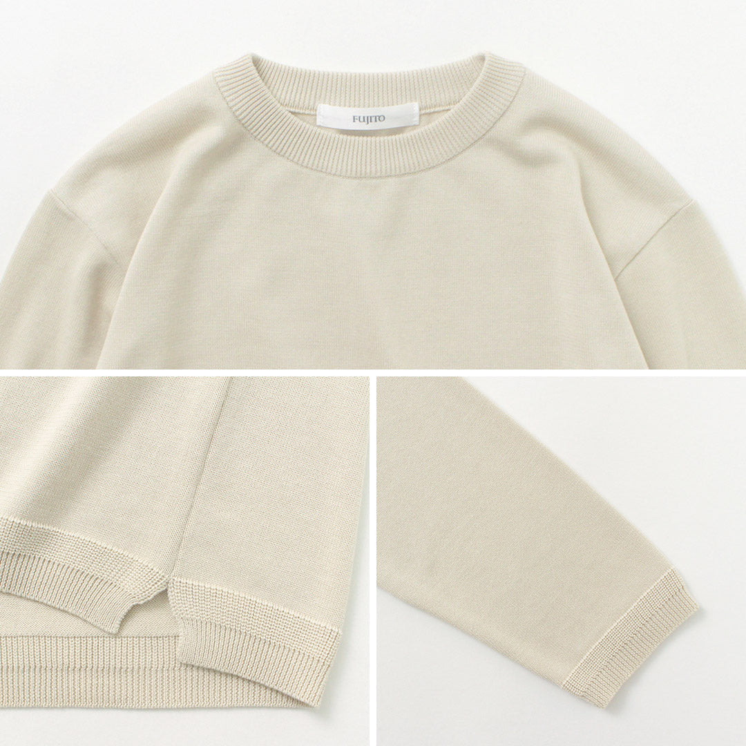 FUJITO / Long Sleeve Knit T-Shirt