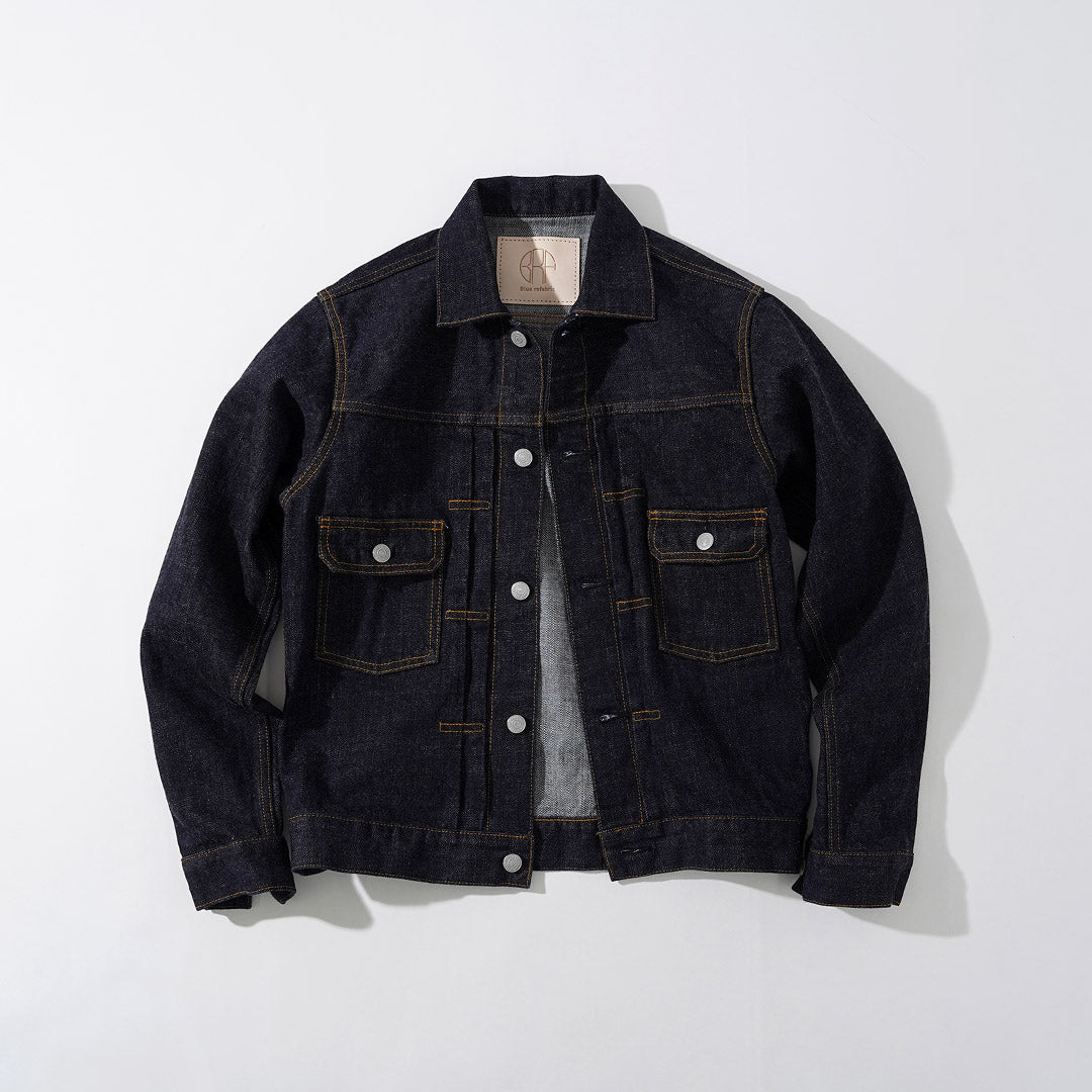 Blue refabric / 17oz Selvedge Monster Denim Jacket Type 2