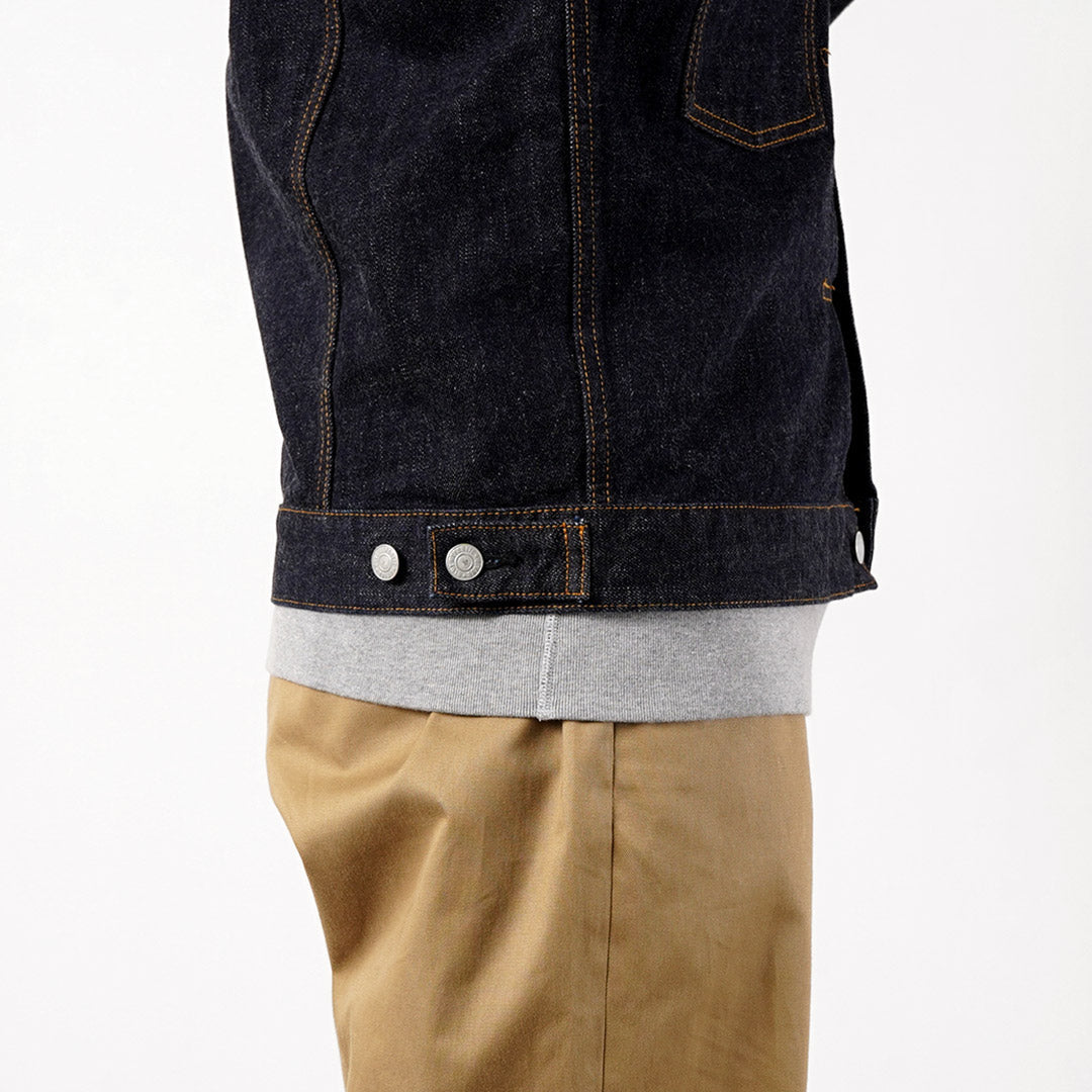 Blue refabric / 17oz Selvedge Monster Denim Jacket Type 2