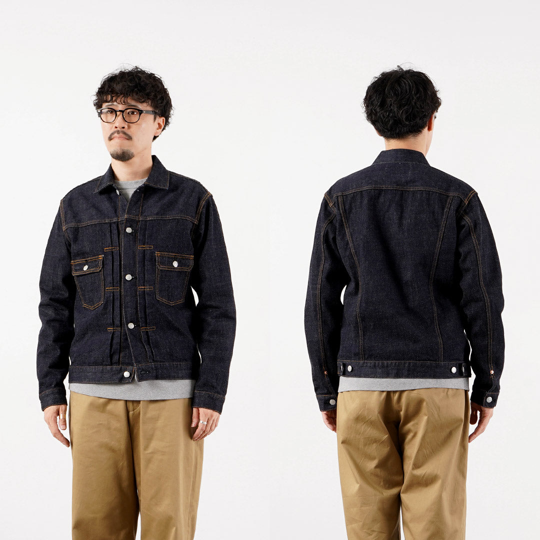 Blue refabric / 17oz Selvedge Monster Denim Jacket Type 2