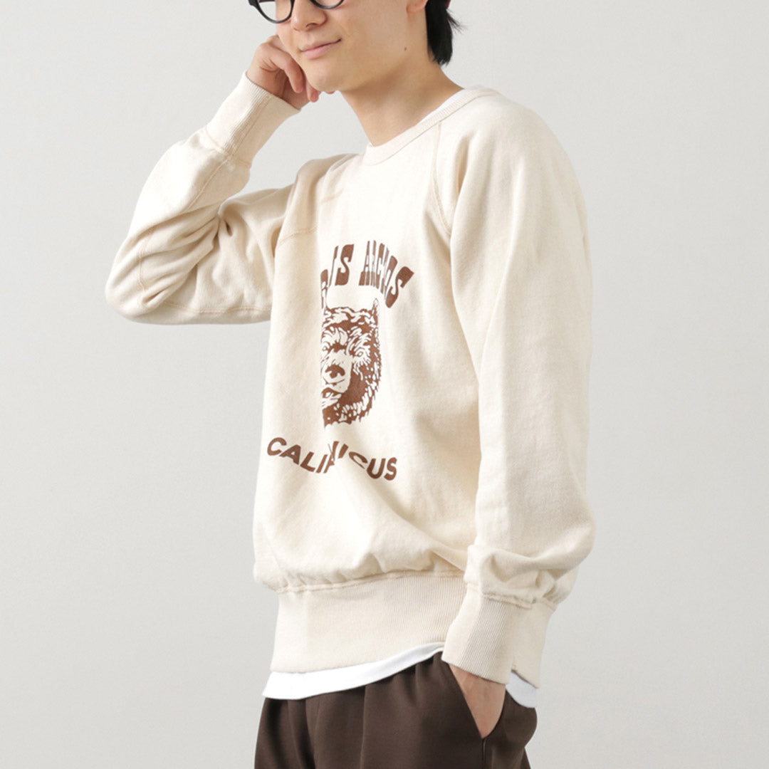 Mixta / ursus arctos raglan 슬리브 스웨트 셔츠