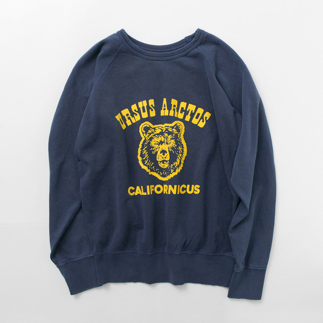 MIXTA / URSUS ARCTOS raglan sleeve sweatshirt