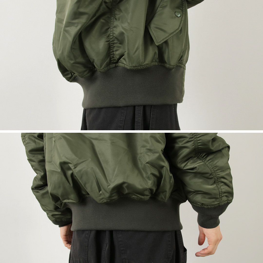 TOP KHAKI / MA-1 Nylon Flight Jacket