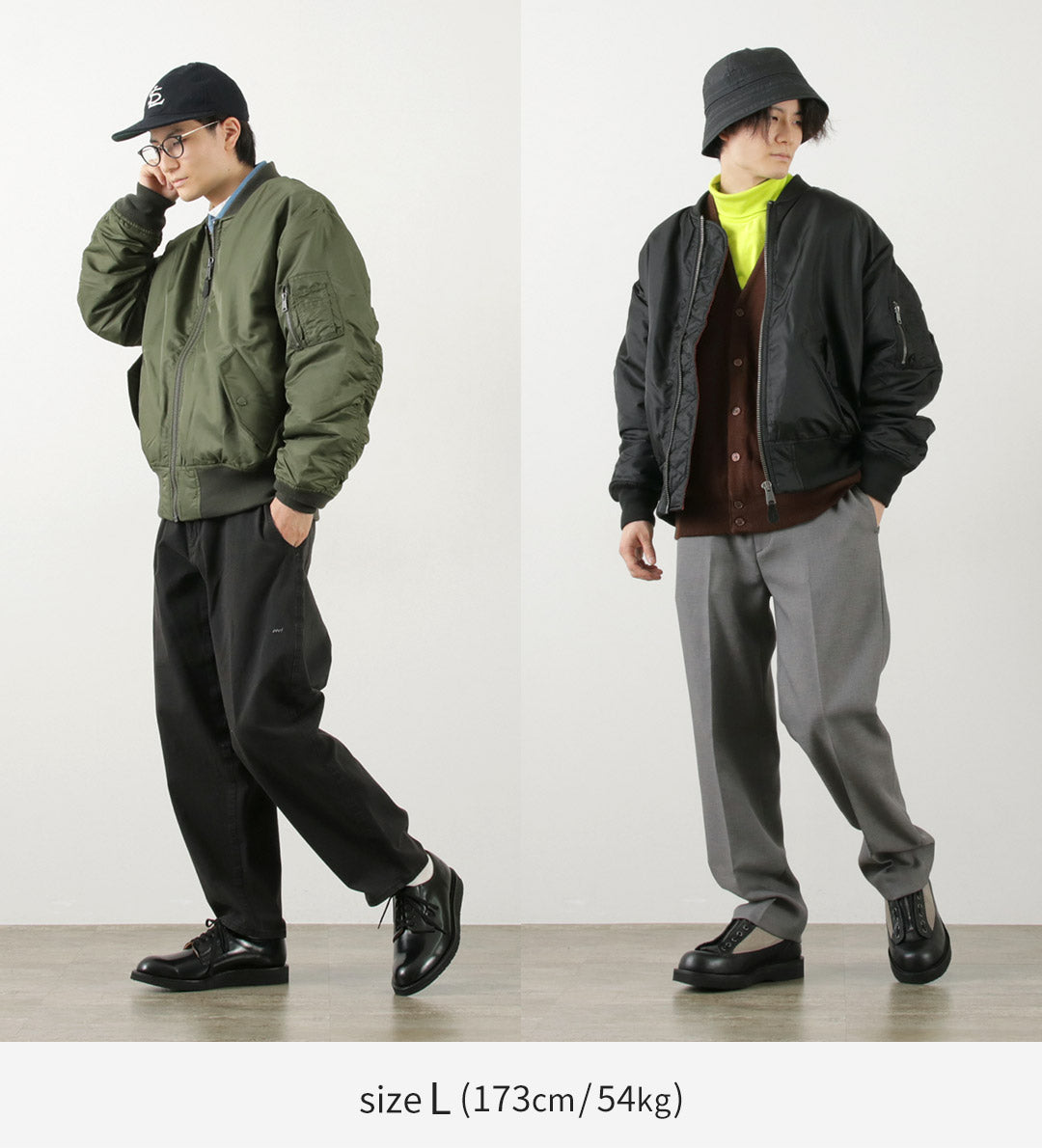 TOP KHAKI / MA-1 Nylon Flight Jacket