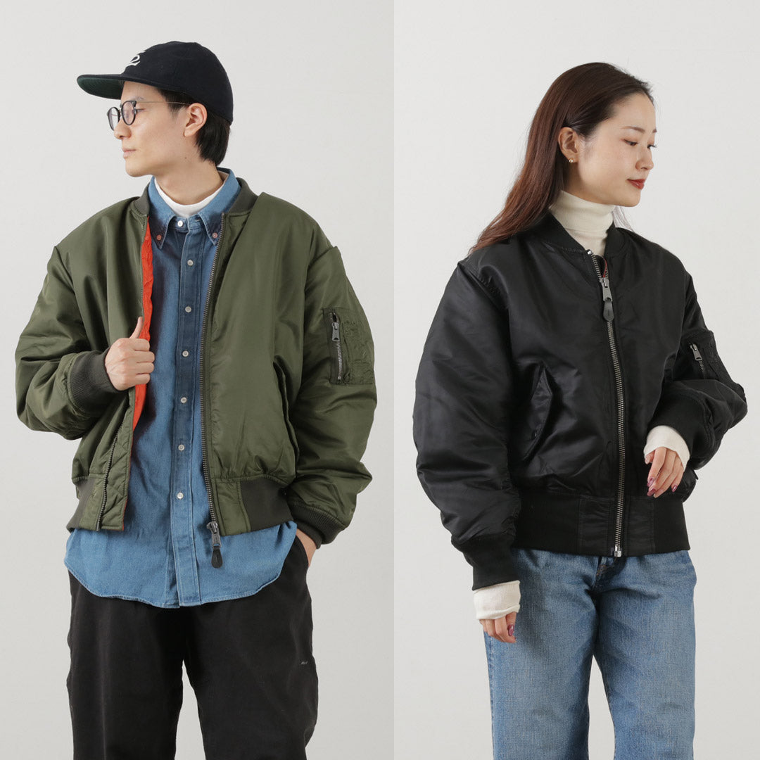 TOP KHAKI / MA-1 Nylon Flight Jacket