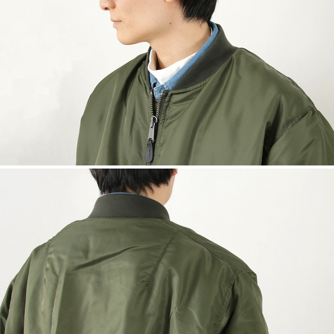 TOP KHAKI / MA-1 Nylon Flight Jacket