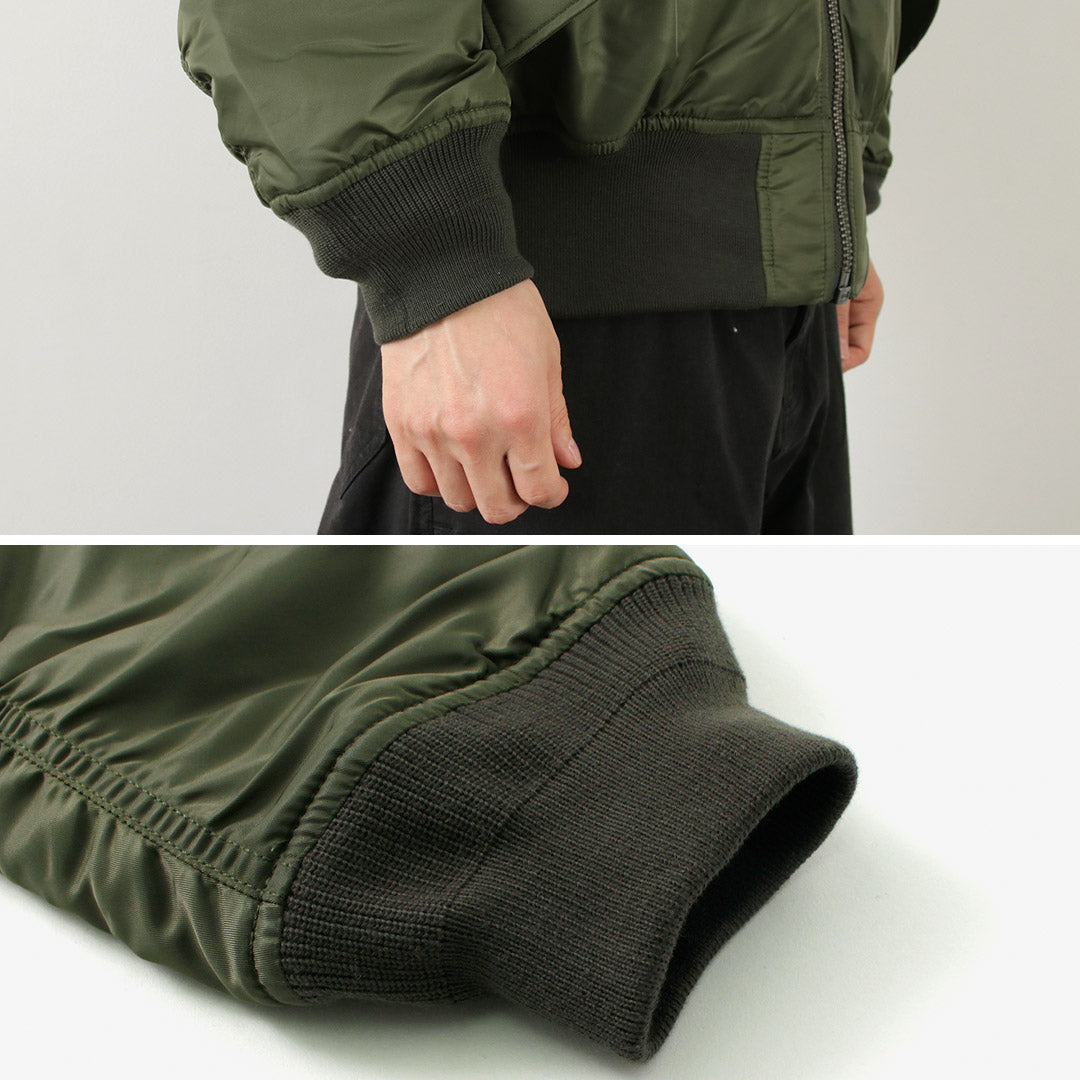 TOP KHAKI / MA-1 Nylon Flight Jacket