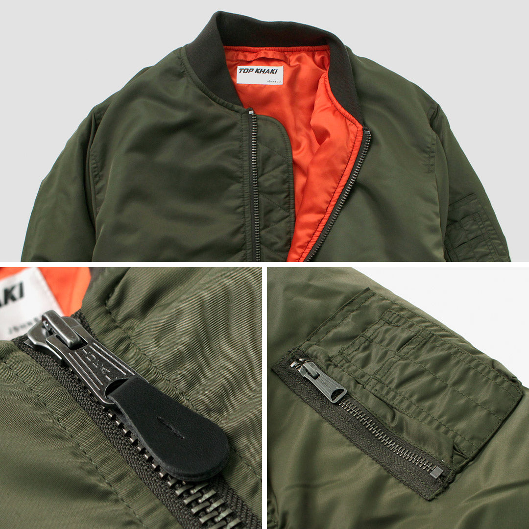 TOP KHAKI / MA-1 Nylon Flight Jacket