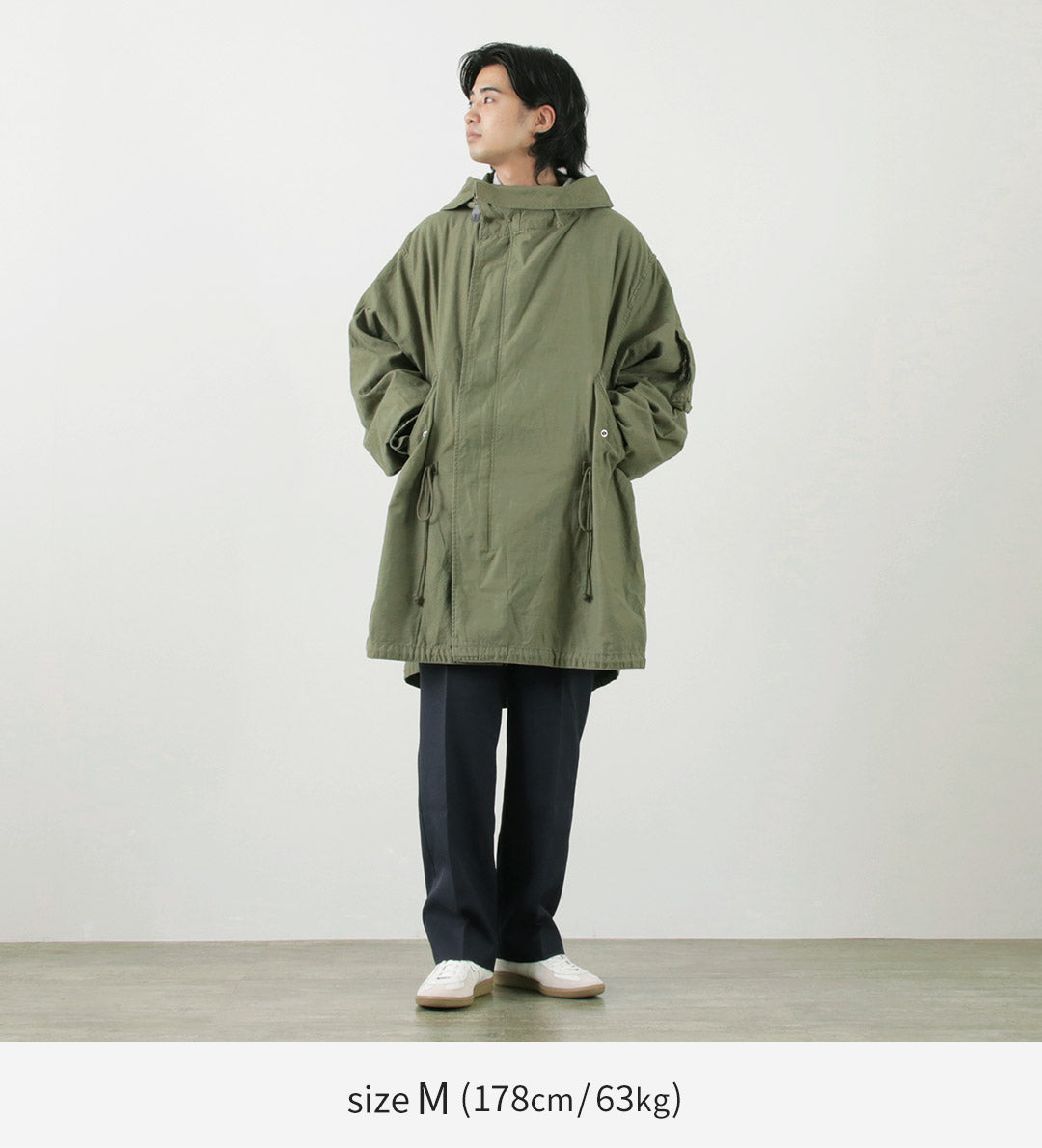 최고 카키색 / M-48 Fishtail Parka