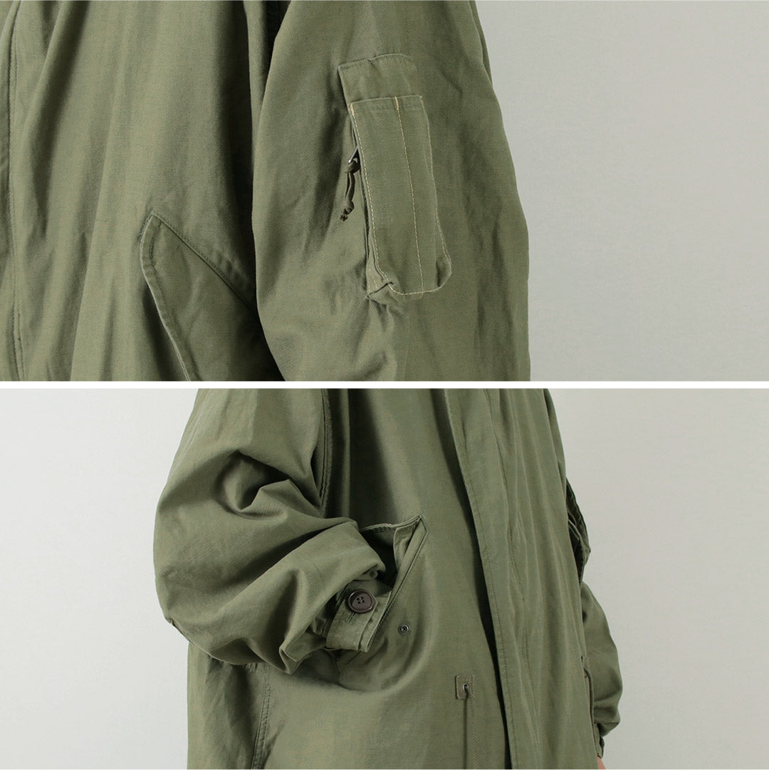 최고 카키색 / M-48 Fishtail Parka