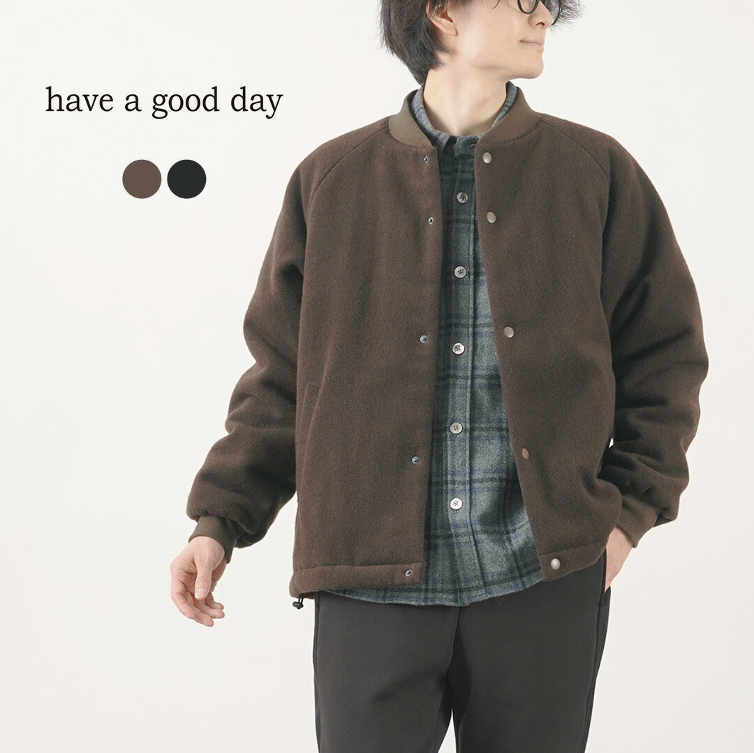 HAVE A GOOD DAY / Wool Padding Jacket