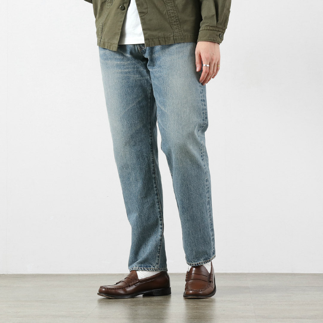 FOB FACTORY / Jean 5 poches en denim F160 Selvedge 66