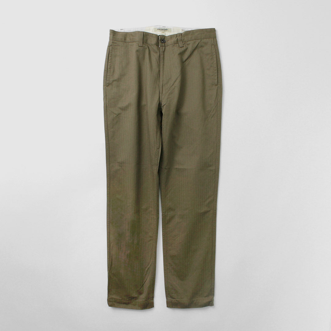 FOB Factory / F0522 Vat Dye Herringbone pantalon