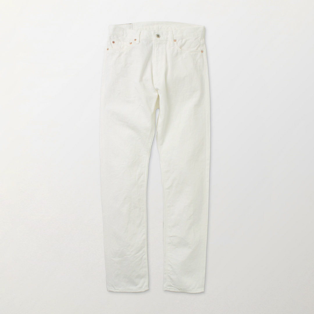 FOB FACTORY / F1153 White Denim 60 Twill 5P