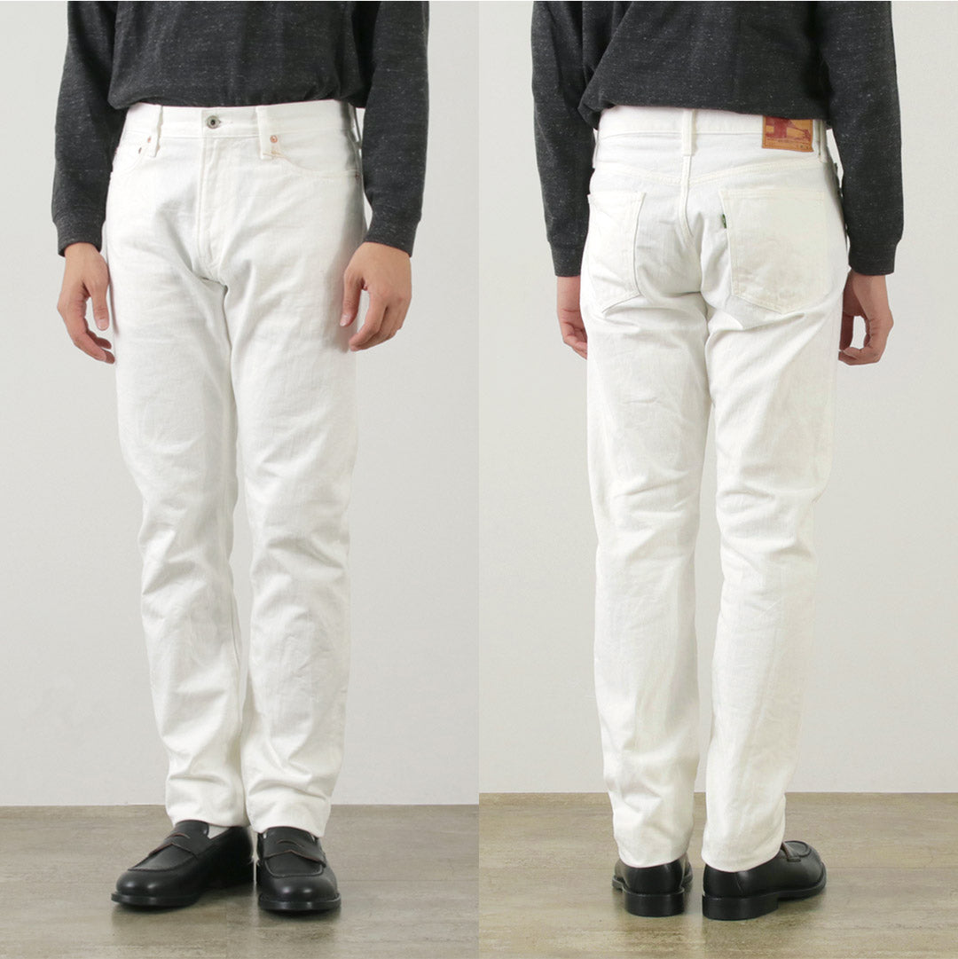 FOB Factory / F1153 White Denim 60 TWILL 5P