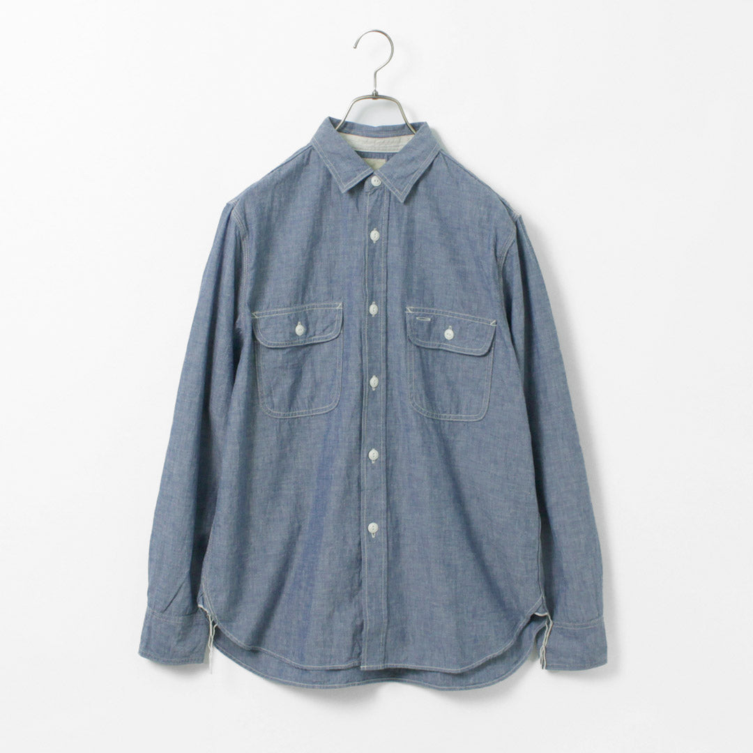 FOB FACTORY / F3494 Chemise de travail en chambray