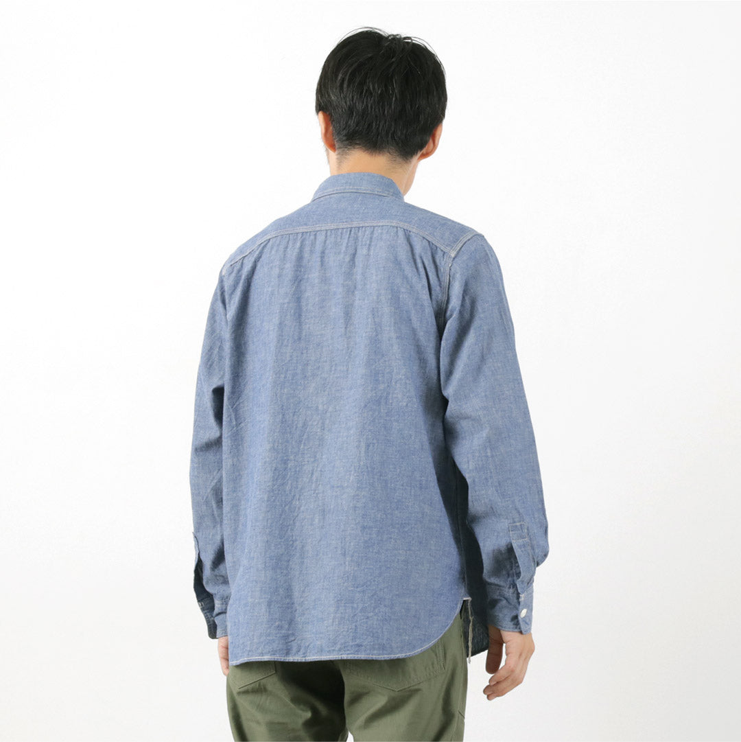 FOB FACTORY / F3494 Chambray work shirt