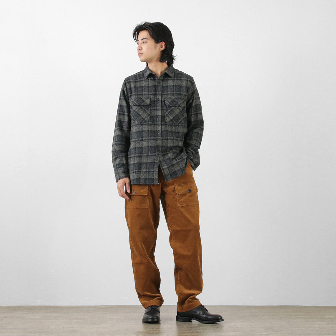 FOB FACTORY / F3497 Nel check work shirt