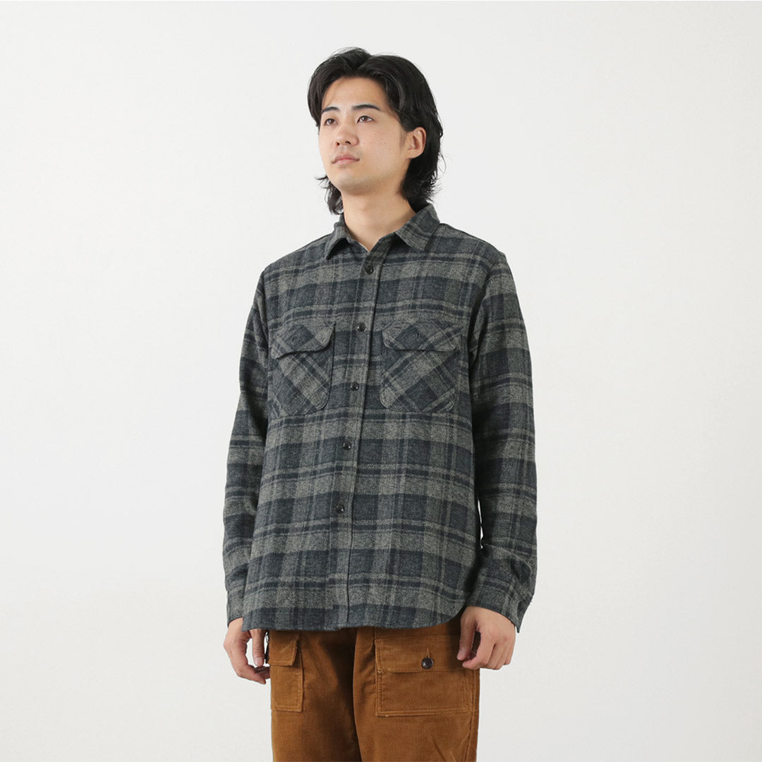 FOB FACTORY / F3497 Nel check work shirt