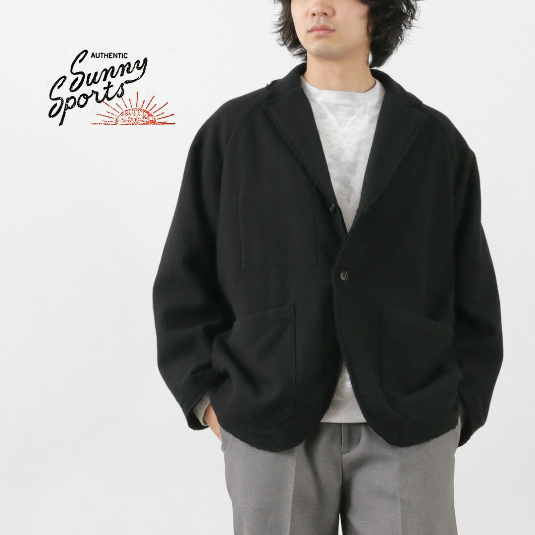 SUNNY SPORTS / Cut-off Notch Collar 2 Button Jacket