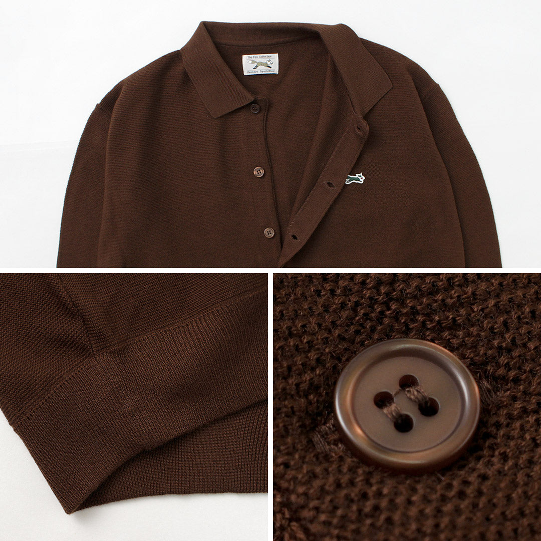 THE FOX / Polo Cardigan