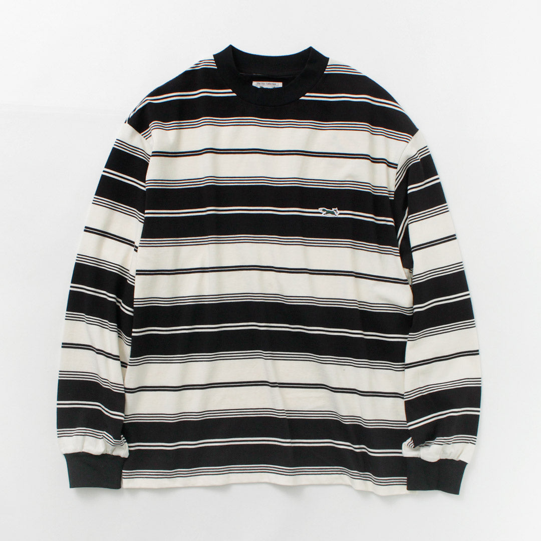 THE FOX / Fox Striped Crew Neck Long Sleeve T-Shirt