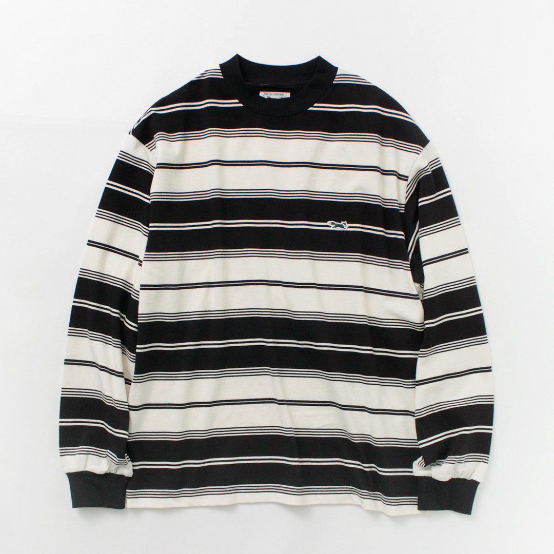 THE FOX / Fox Striped Crew Neck Long Sleeve T-Shirt