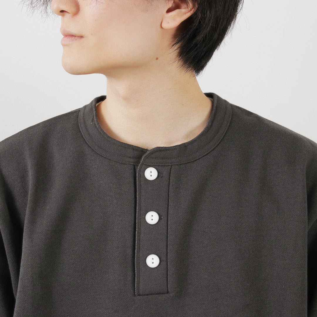 Sweat-shirt Healthknit / Classic Henley Neck Long Mancheve
