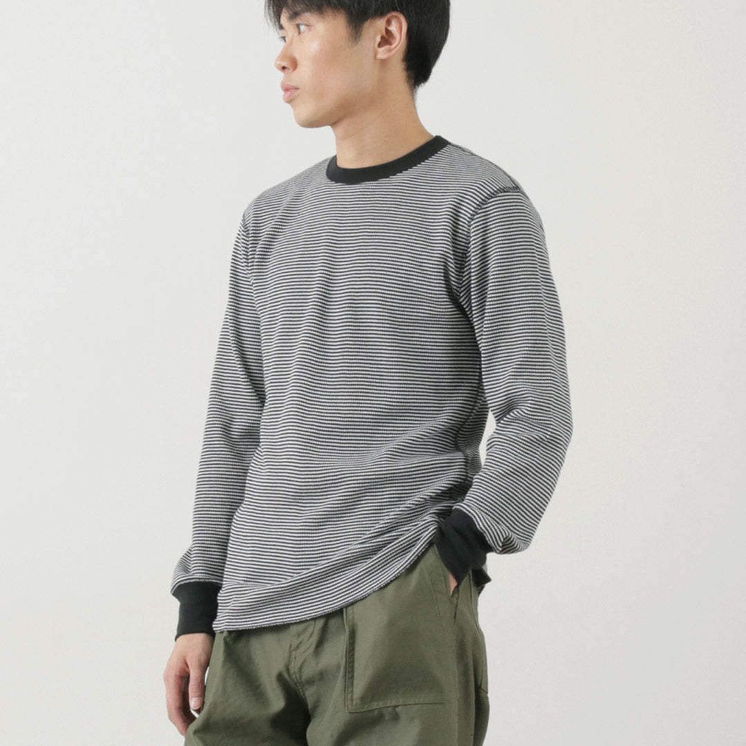 Healthnit / Basic Waffle Crew Neck Long Sleeve