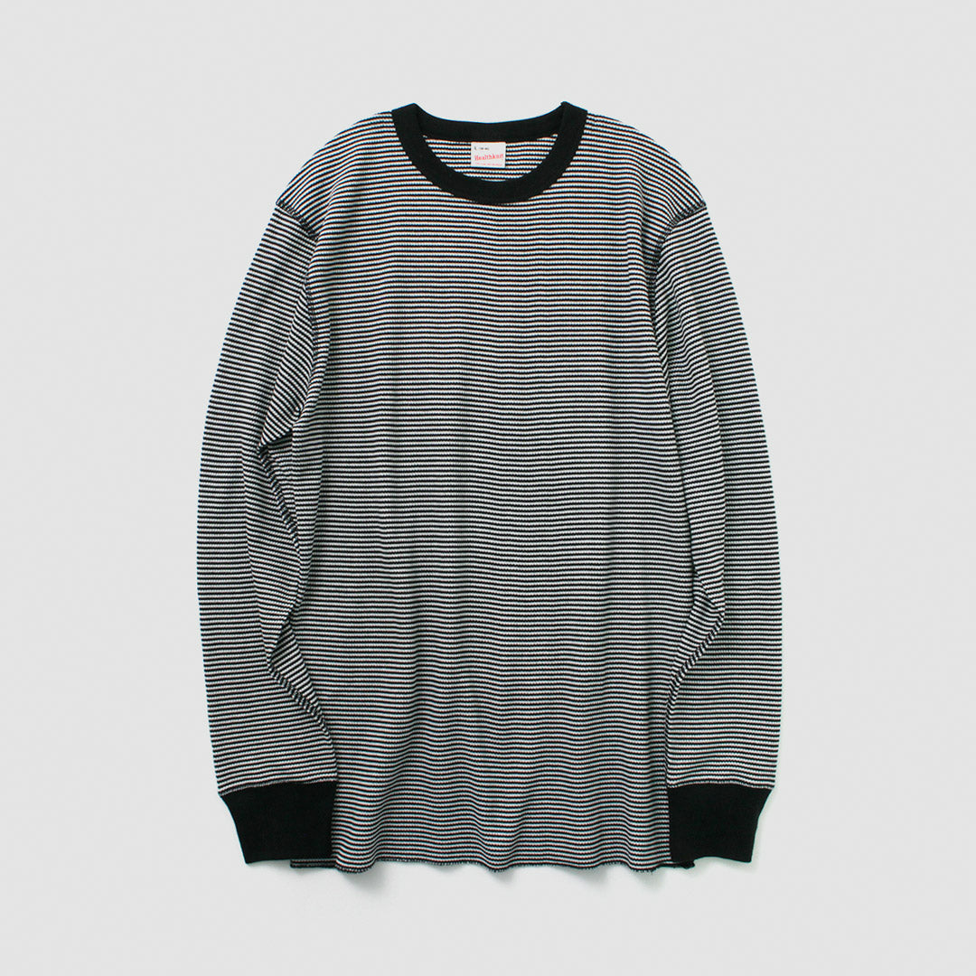 Healthnit / Basic Waffle Crew Neck Long Sleeve