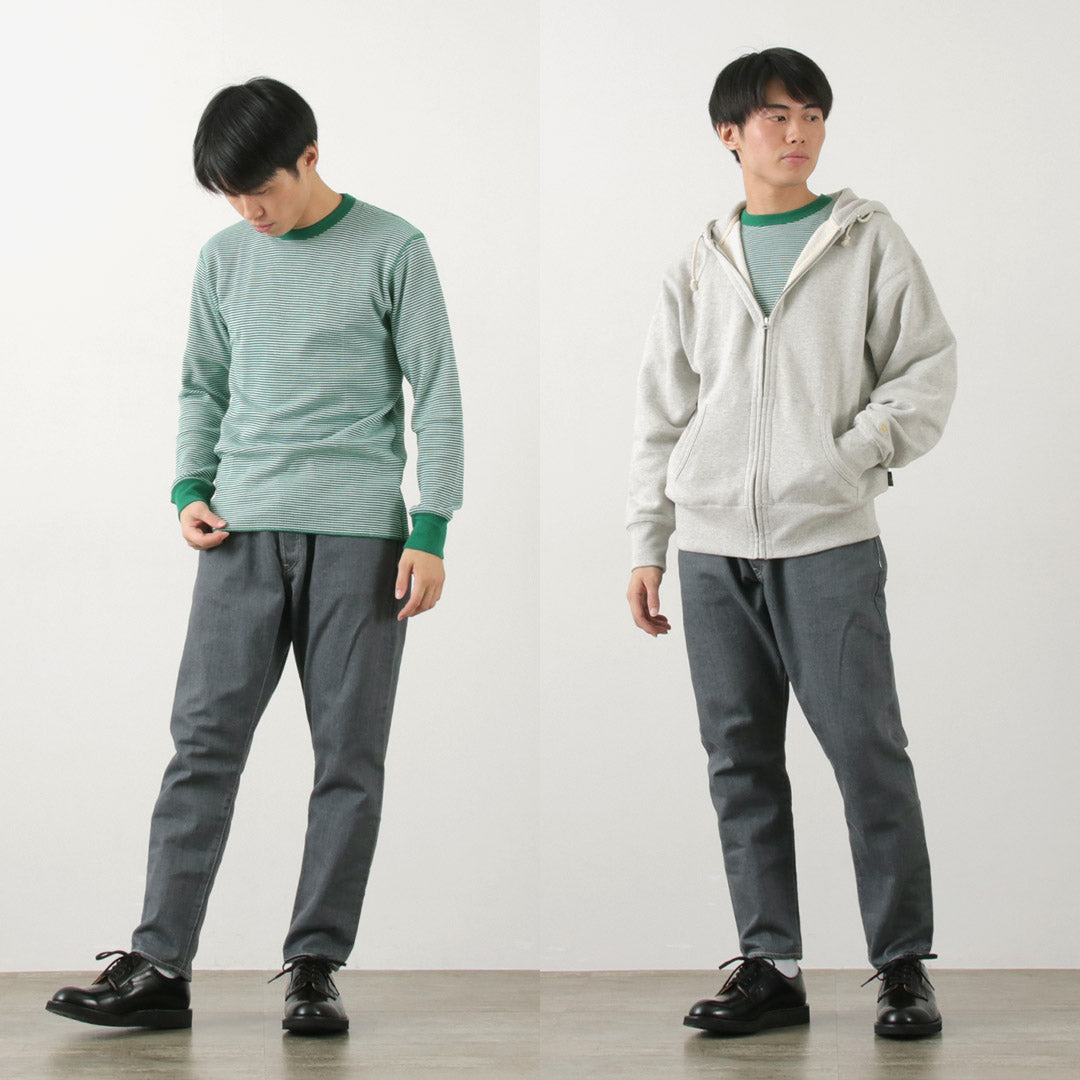 Healthnit / Basic Waffle Crew Neck Long Sleeve